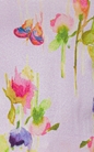 BLUGIRL-Pulover cu imprimeu floral si maneci din blana